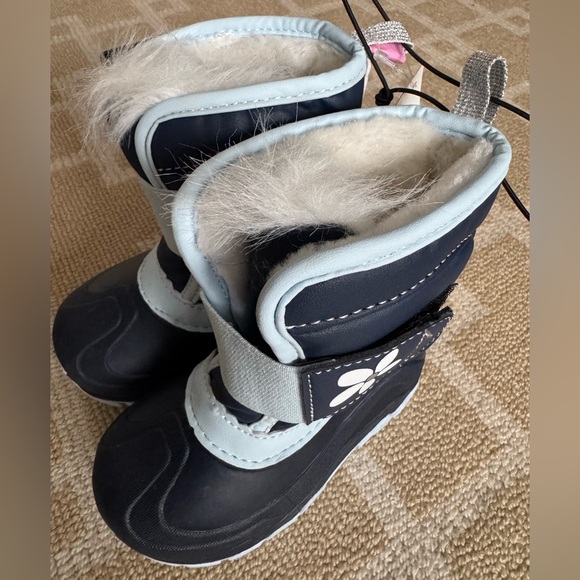 Jordan Logo Leggings + Member’s Mark Snow Boots Black Blue 2-Piece Gift Set 24M - Picture 14 of 14